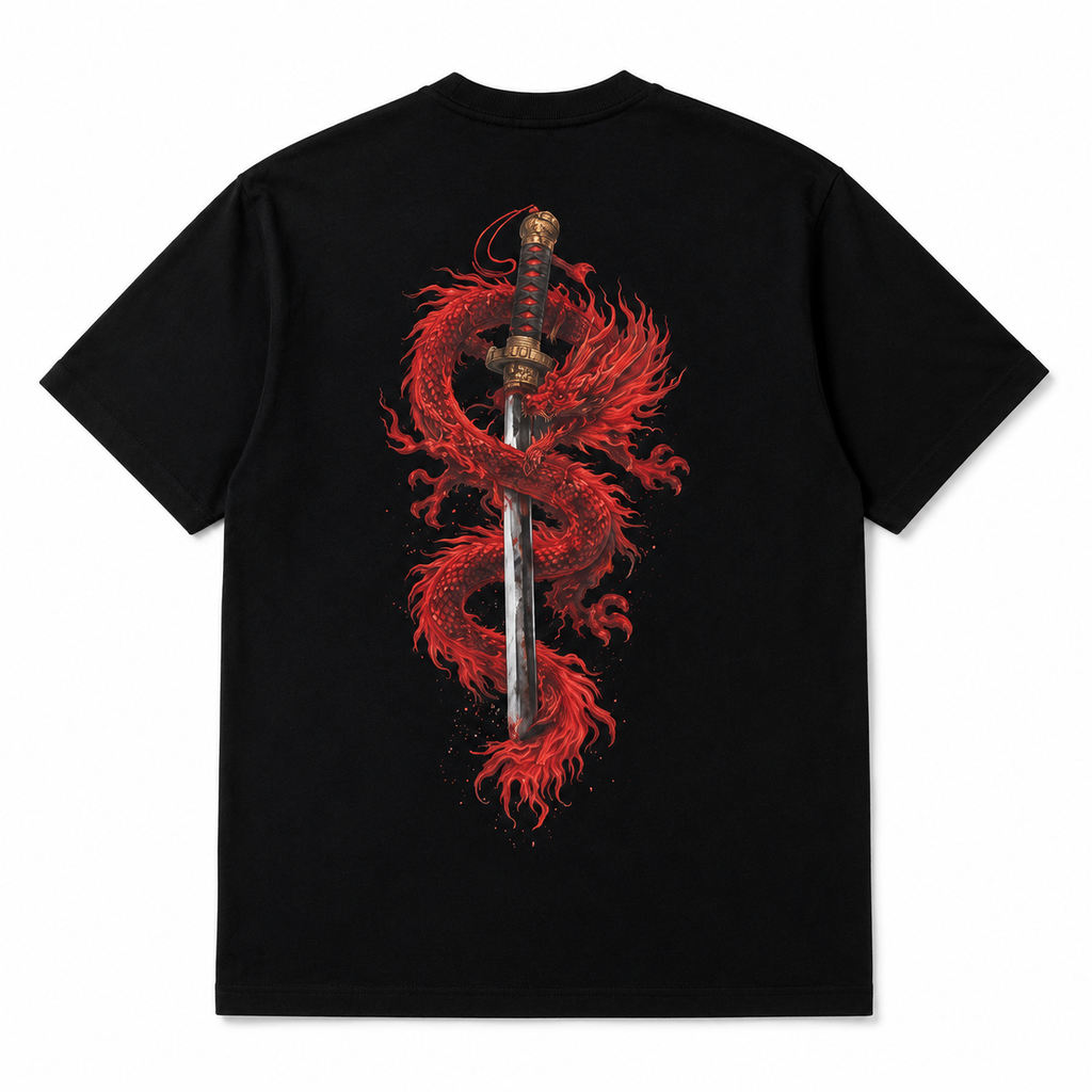 T-SHIRT RЕD DRAGON