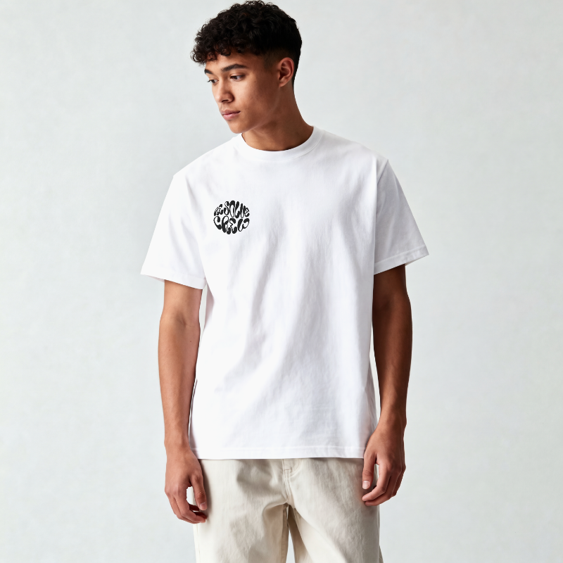 WHITE T-SHIRT – LIVE IT