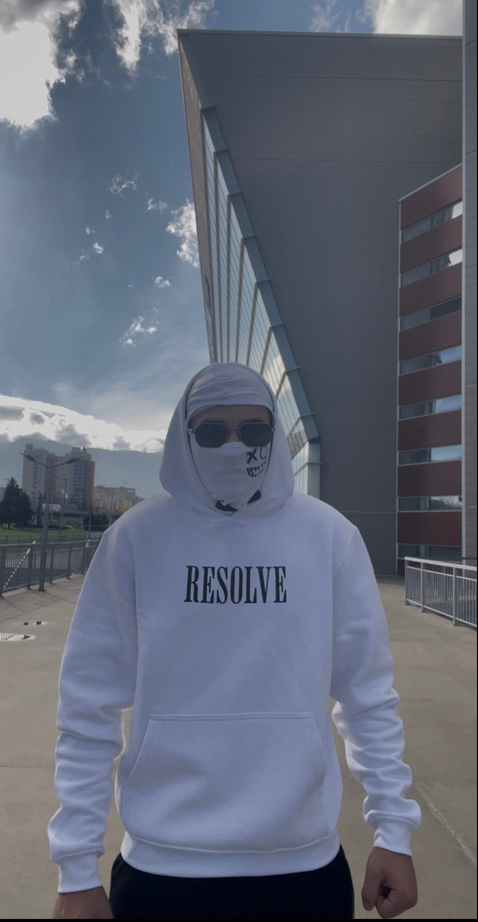 HOODIE ,, RISK MORE. FEAR LESS”