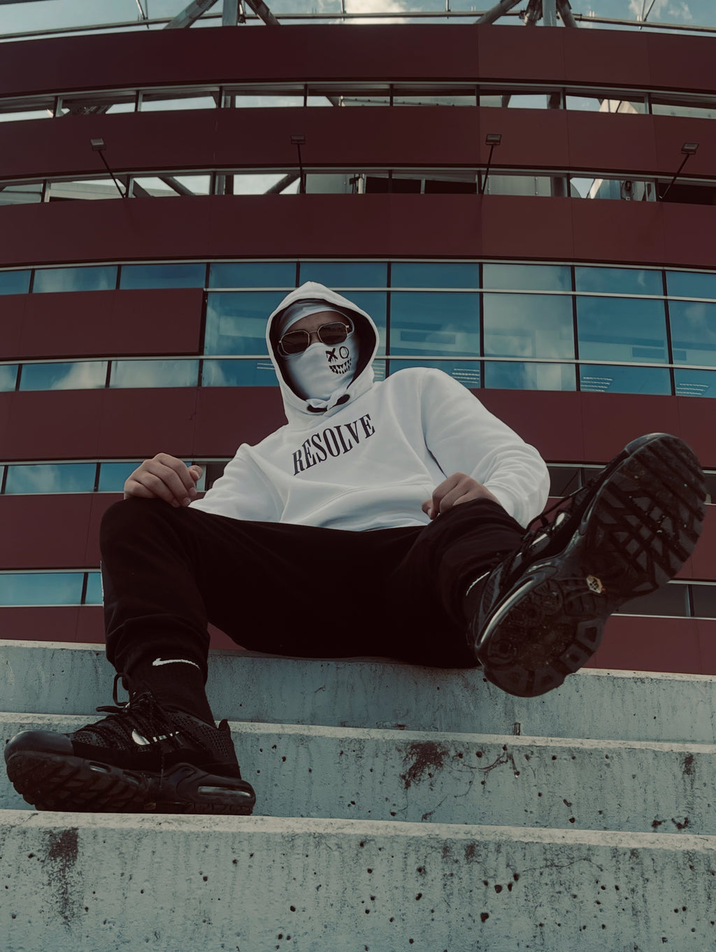 HOODIE ,, RISK MORE. FEAR LESS”