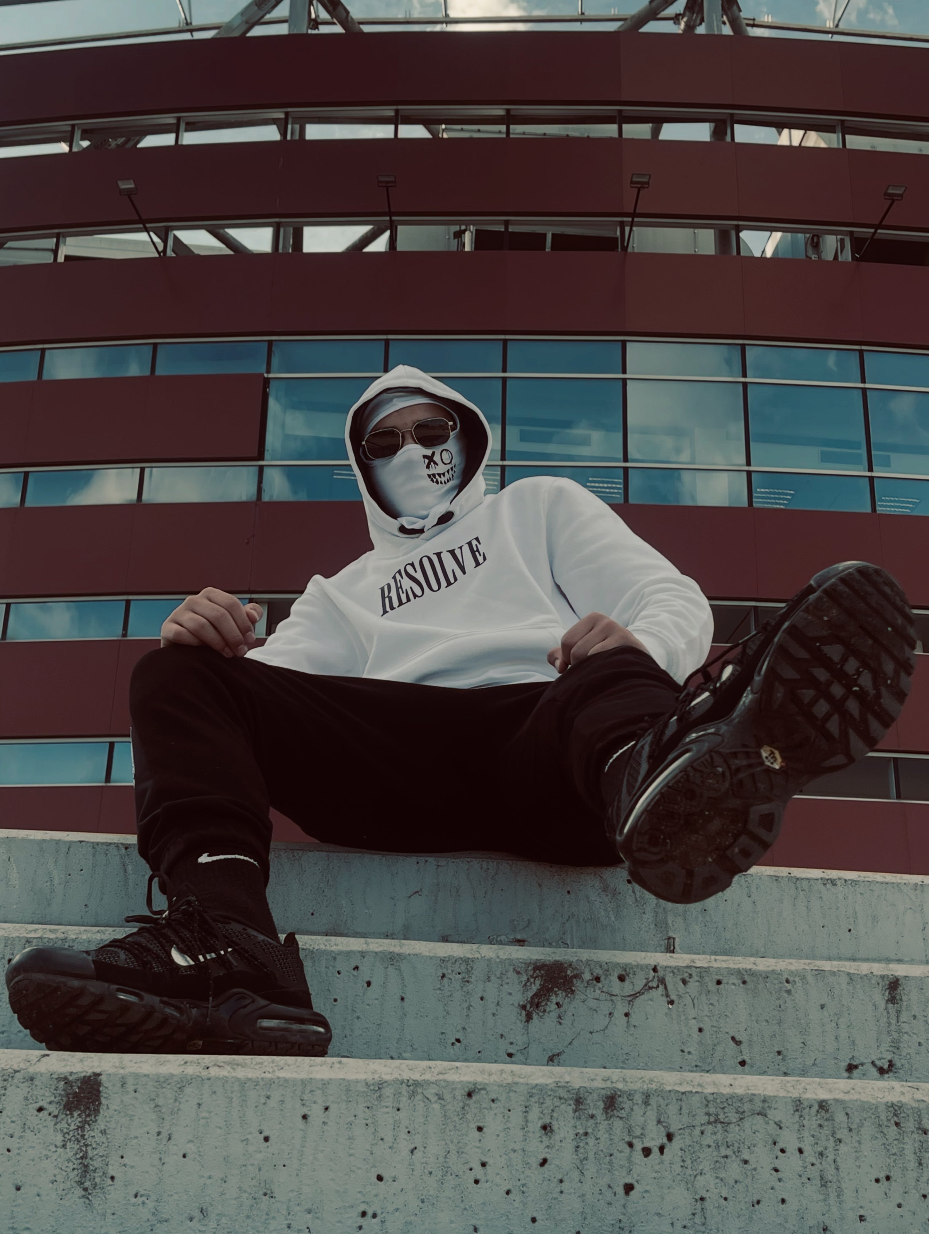 HOODIE ,, RISK MORE. FEAR LESS”