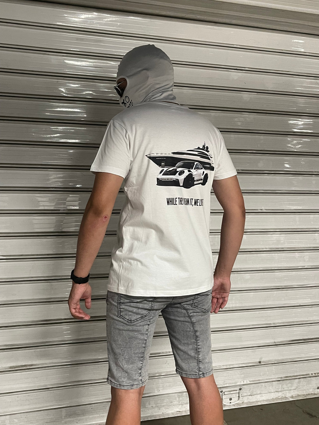 WHITE T-SHIRT – LIVE IT